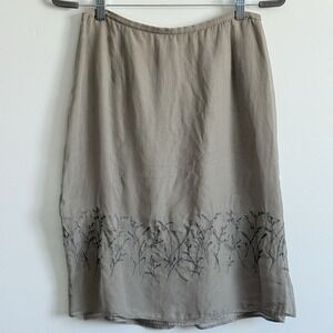 VTG 100%‎ Silk Woodland Fairy Ethereal Nature Sz 10 Wildkind